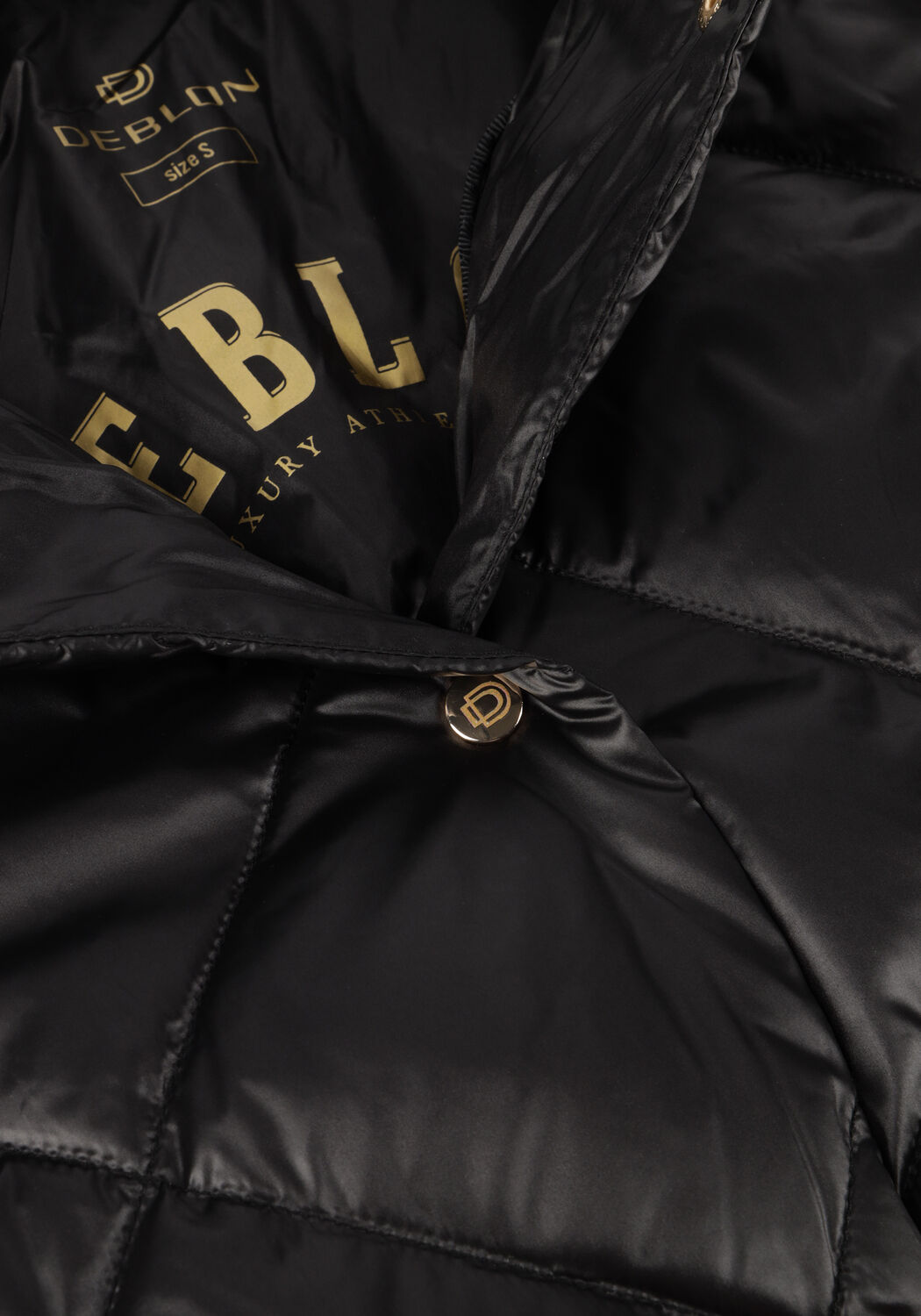 Schwarze DEBLON SPORTS Wattierte Jack SCARLET - large