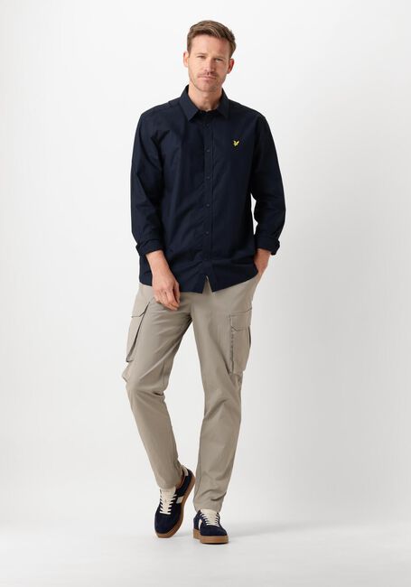 Dunkelblau LYLE & SCOTT Casual-Oberhemd LONG SLEEVE POPLIN - large