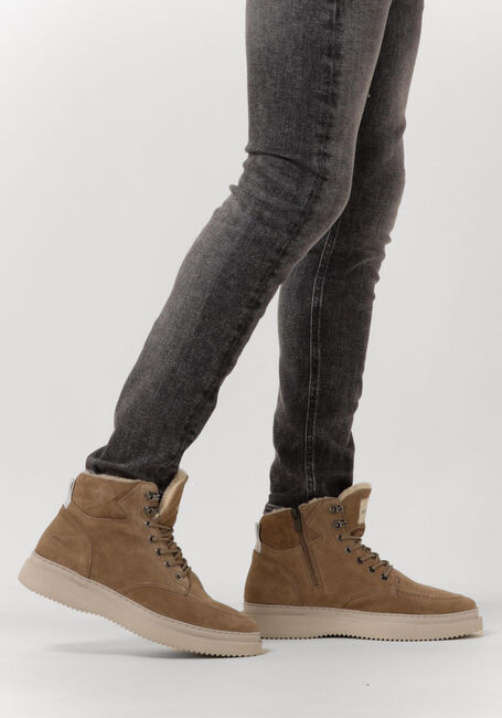 Taupe NUBIKK Sneaker High JONAH POLAR FUR - large