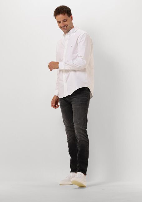 Weiße TOMMY HILFIGER Casual-Oberhemd SOLID HERITAGE OXFORD RF SHIRT - large