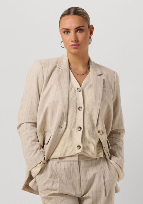 Beige MSCH COPENHAGEN Blazer MSCHJONALYN SLIT BLAZER STP - large