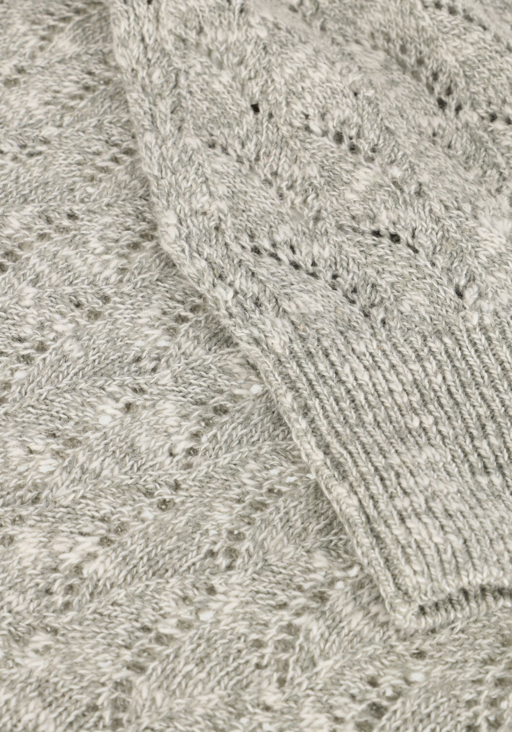 Hellgrau MOS MOSH T-shirt MMKARIN MARISOL SS LINEN KNIT - large