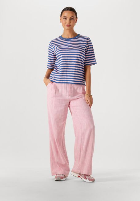 Mehrfarbige/Bunte POM AMSTERDAM T-shirt TSHIRT STRIPE BLUE PINK - large