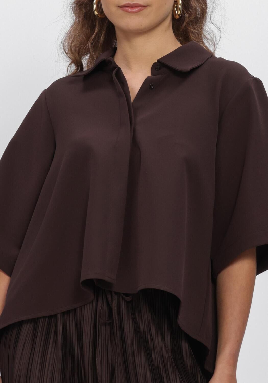 Braune EST'SEVEN Blusen ALIJAH TRVL 27 - large