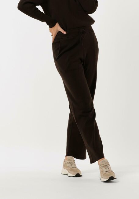 Braune KNIT-TED Weite Hose NOOR PANT - large