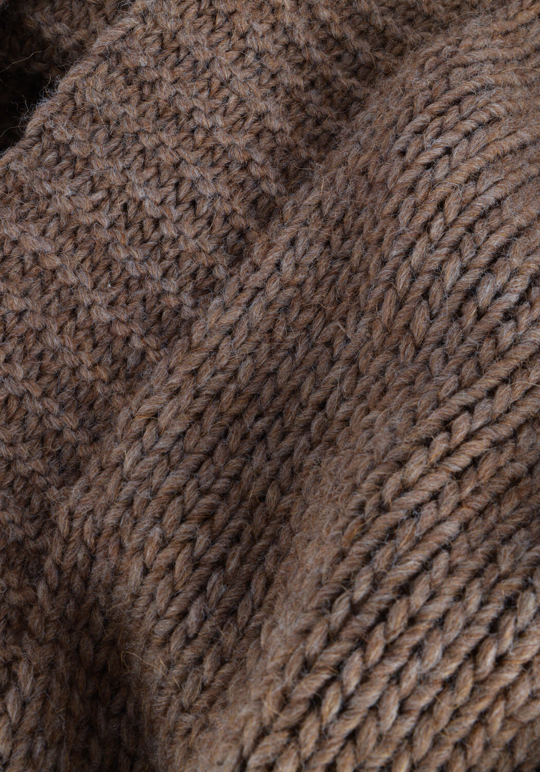 Braune BY-BAR Strickjacke LOULOU CARDIGAN - large