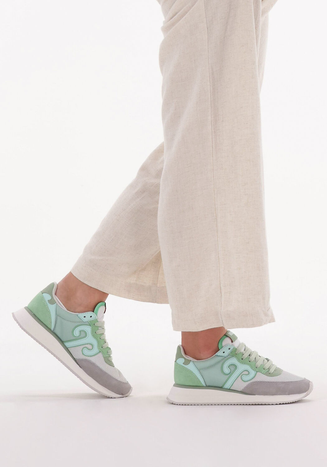 Gr&uuml;ne WUSHU Sneaker Low MASTER - large