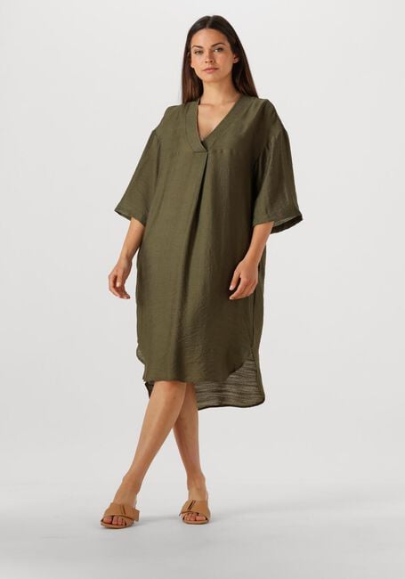Olive CO'COUTURE Midikleid CARYNCC PLEAT TUNIC DRESS - large