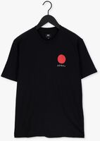 Schwarze EDWIN T-shirt JAPANESE SUN TS SINGLE JERSEY
