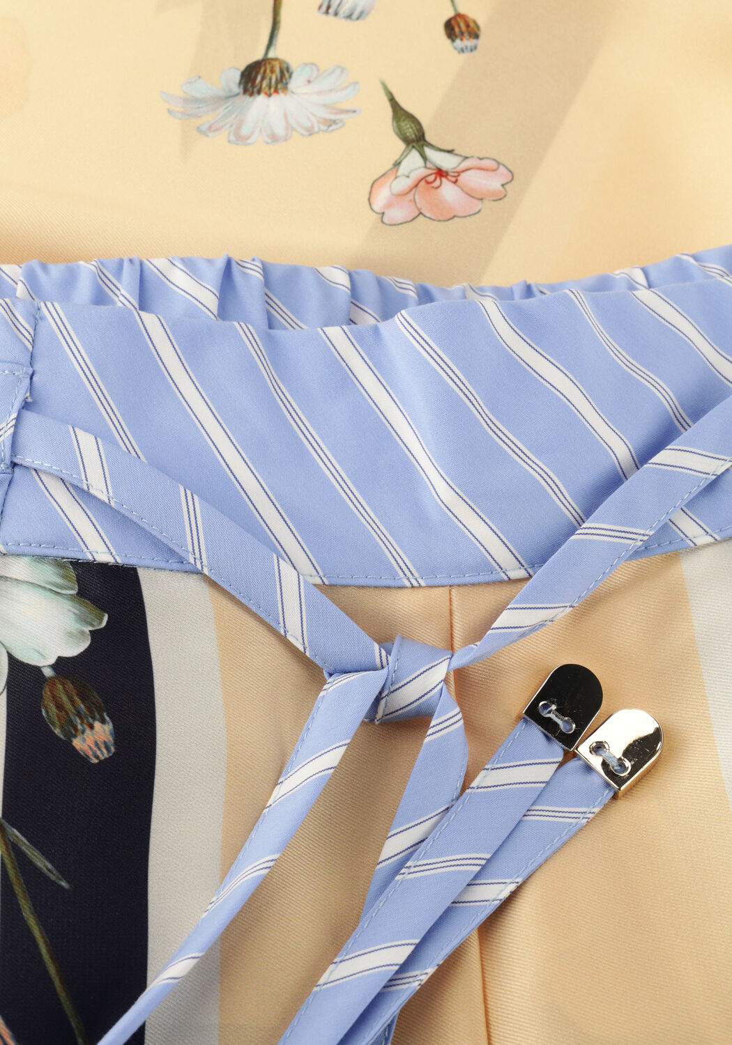 Mehrfarbige/Bunte LIU JO Weite Hose PANT TS NAV LUNGO - large