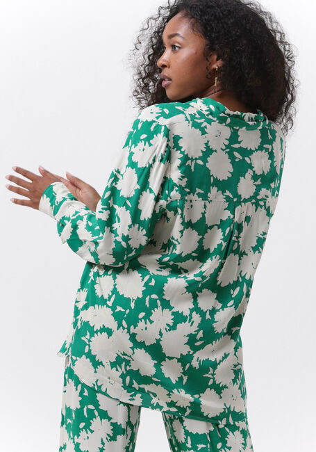 Grüne MODSTRÖM Blusen ALLISON PRINT SHIRT - large