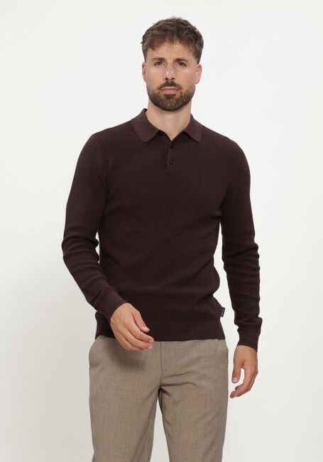 Braune SAINT STEVE Polo-Shirt SANDER-S - large