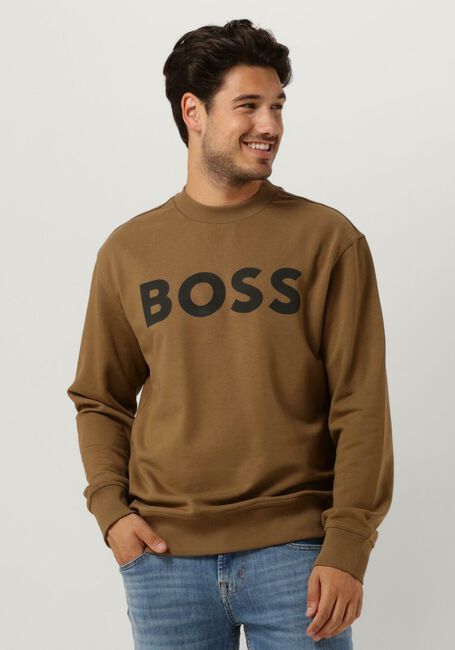 Olive BOSS ORANGE Pullover WEBASICCREW - large