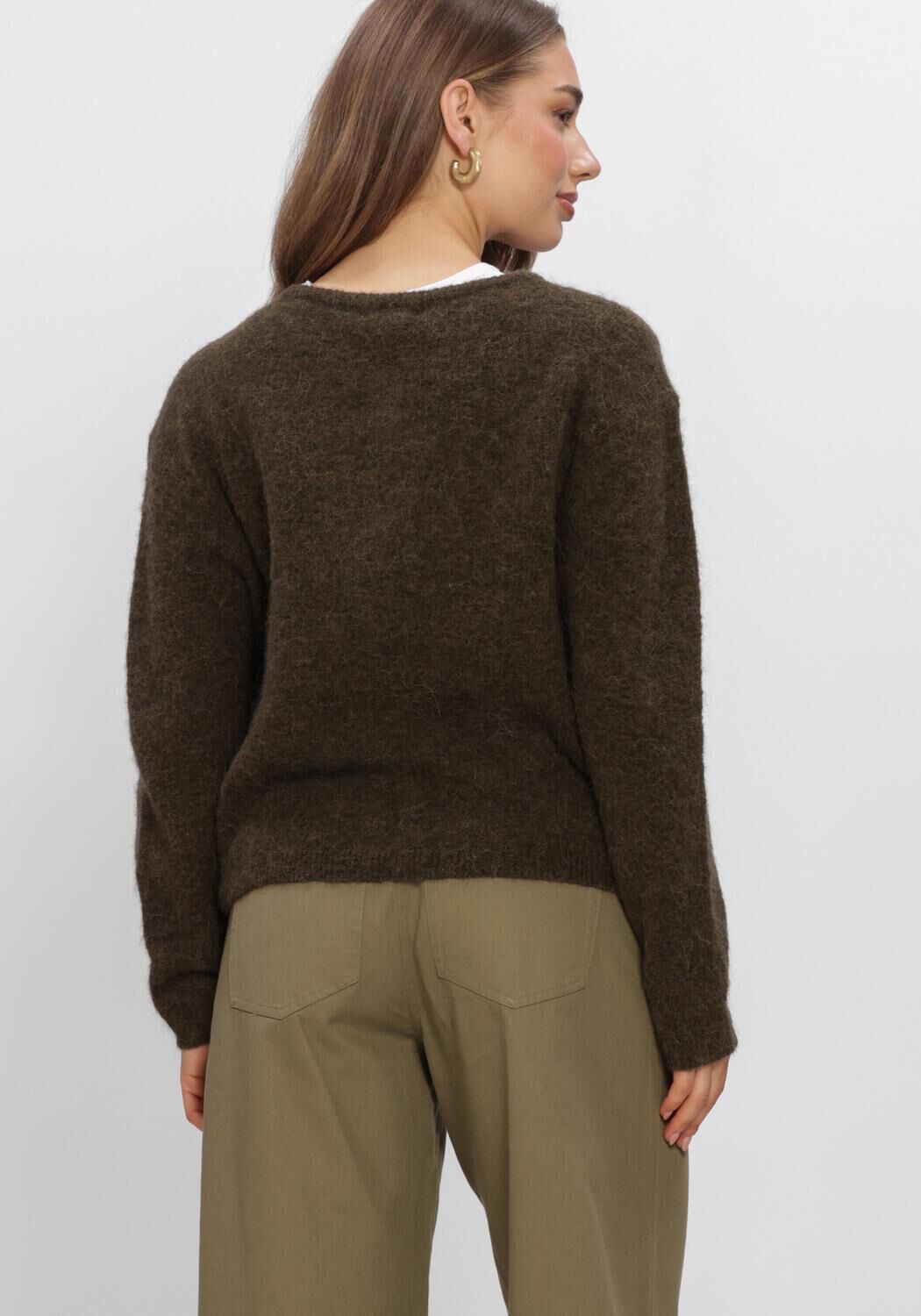 Dunkelgr&uuml;n BOII STUDIOS Strickjacke FLORA CARDIGAN KNIT - large