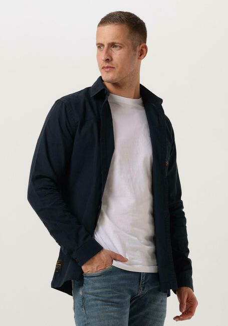 Blaue PME LEGEND Casual-Oberhemd LONG SLEEVE SHIRT CTN MATT WEAVE - large