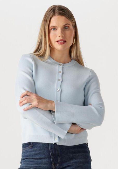 Blaue Y.A.S. Strickjacke YASEENA LS KNIT CARDIGAN - large