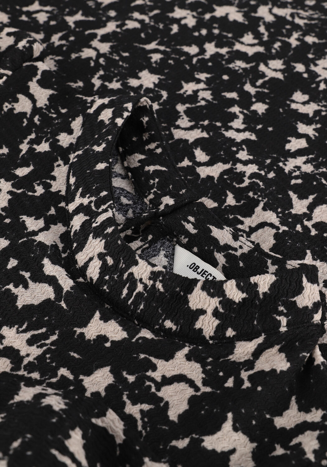 Schwarze OBJECT Minikleid KATELYN 3/4 DRESS - large