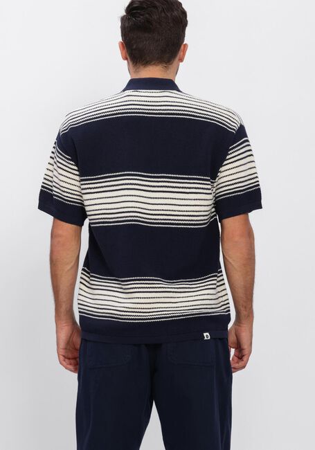 Dunkelblau ANERKJENDT Polo-Shirt AKSEB STRIPE POLO SS KNIT - large