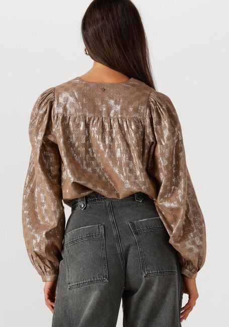 Taupe CIRCLE OF TRUST Blusen CARDI BLOUSE - large