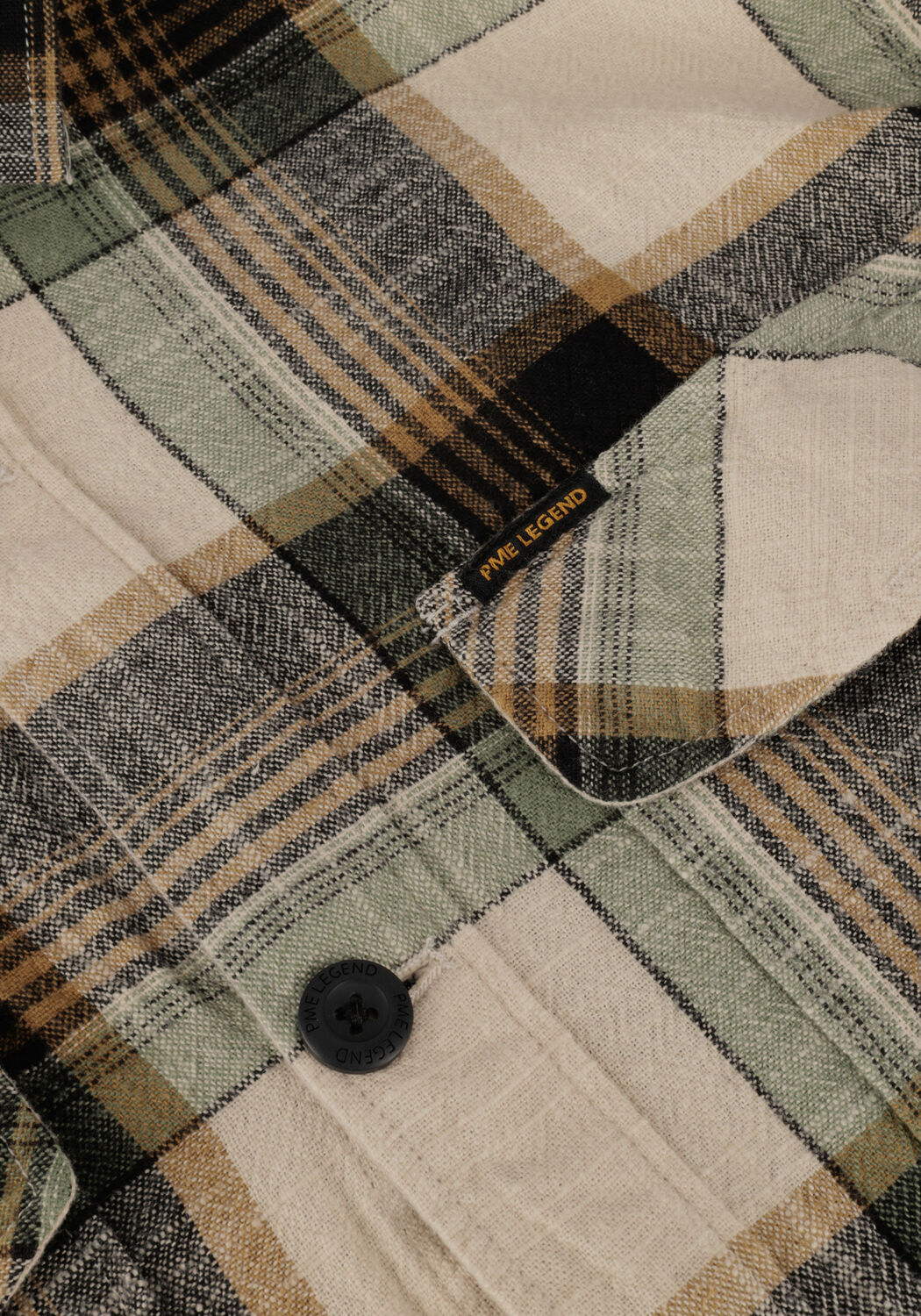 Gr&uuml;ne PME LEGEND Casual-Oberhemd LONG SLEEVE SHIRT COTTON YARN DYED CHECK - large