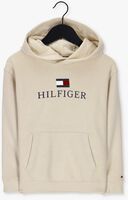 Beige TOMMY HILFIGER Sweatshirt TH LOGO HOODIE - medium