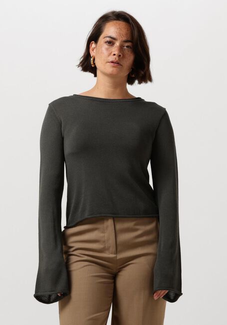 Grüne MODSTRÖM Tops & T-shirts IVONNEMD FLARED O-NECK - large