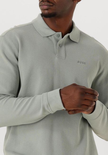 Grüne BOSS ORANGE Polo-Shirt PETEMPESTO LONG - large