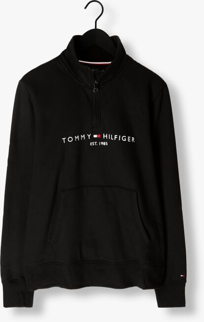 Schwarze TOMMY HILFIGER Sweatshirt TOMMY LOGO MOCKNECK - large