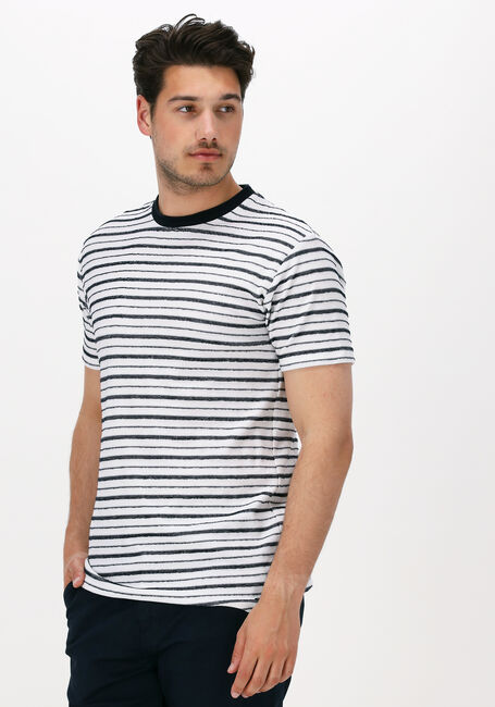 Wei&szlig;e DSTREZZED T-shirt CREW TEE REVERSED STRIPE - large