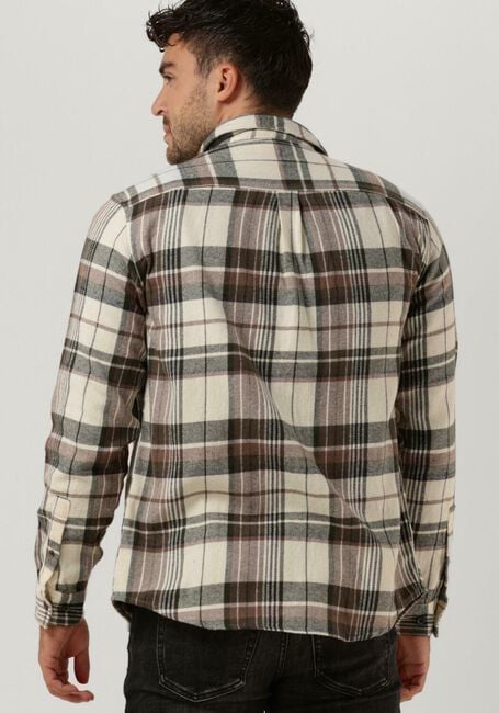Beige ANERKJENDT Casual-Oberhemd AKLOUIS BRUSHED CHECK - large
