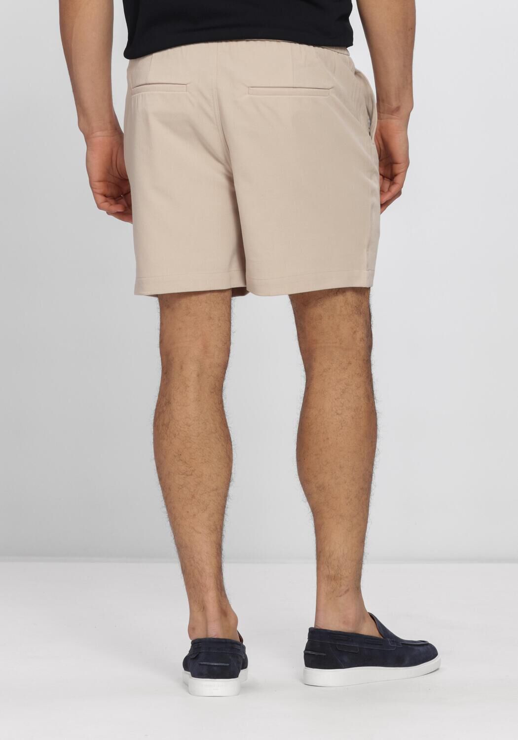 Beige PLAIN Kurze Hose TURIPL SHORTS - large