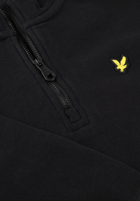 Schwarze LYLE & SCOTT Sweatshirt QUARTER ZIP PULLOVER - large