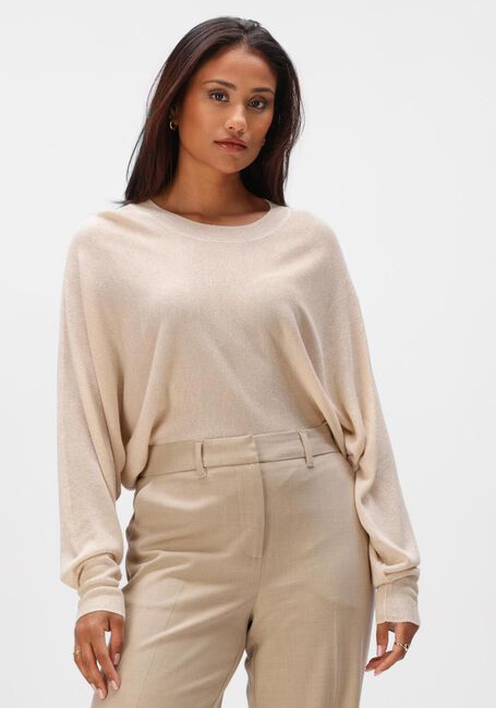 Beige MINUS Pullover DANA METALLIC BAT SLEEVE PULLOVER - large