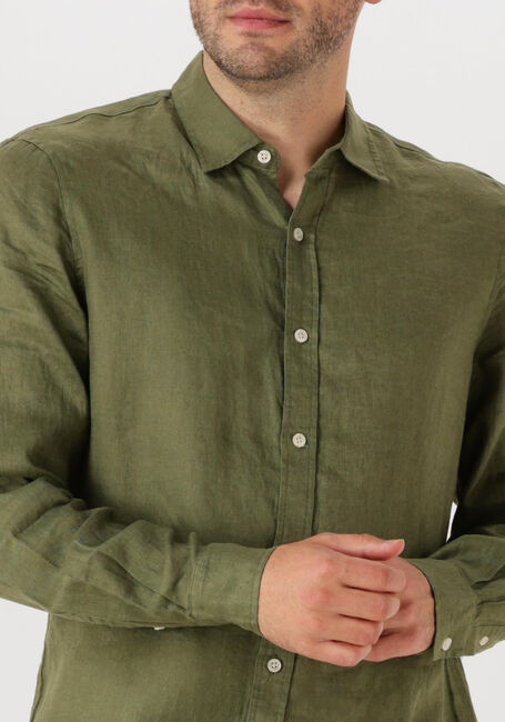 Grüne SCOTCH & SODA Casual-Oberhemd REGULAR FIT LINEN SHIRT - large