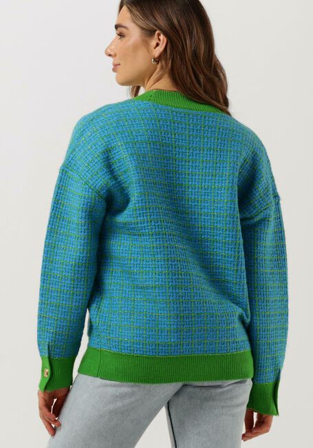 Grüne Y.A.S. Strickjacke YASLIVIA LS KNIT CARDIGAN - large