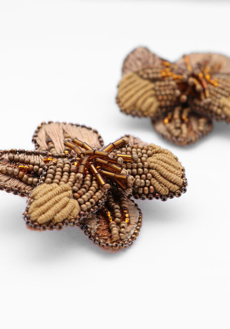 Braune PAULIE POCKET Ohrringe BO BLOSSOM EARRINGS - large
