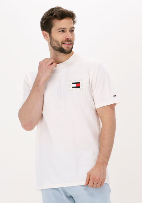Weiße TOMMY JEANS T-shirt TJM TIMELESS BOX TEE - large