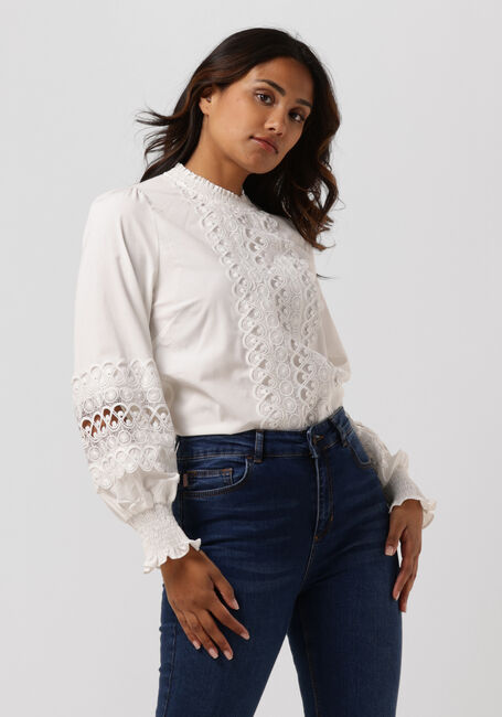 Weiße NEO NOIR Blusen KATIE EMBROIDERY BLOUSE - large