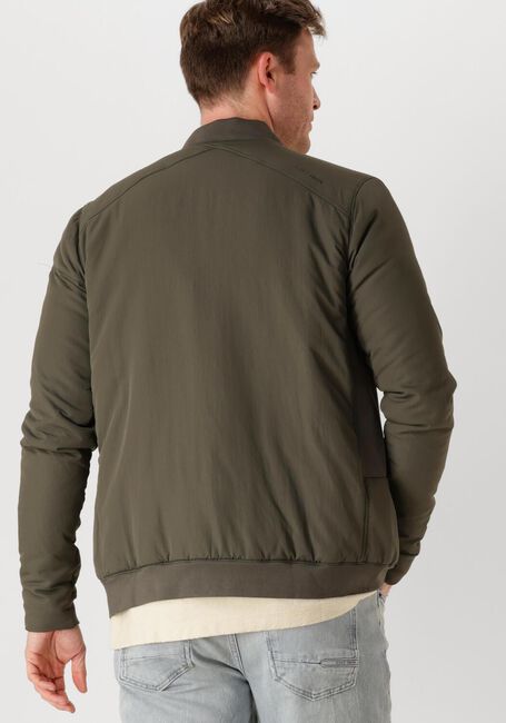 Grüne CAST IRON Jack BOMBER JACKET THROTTLE BARKER - large