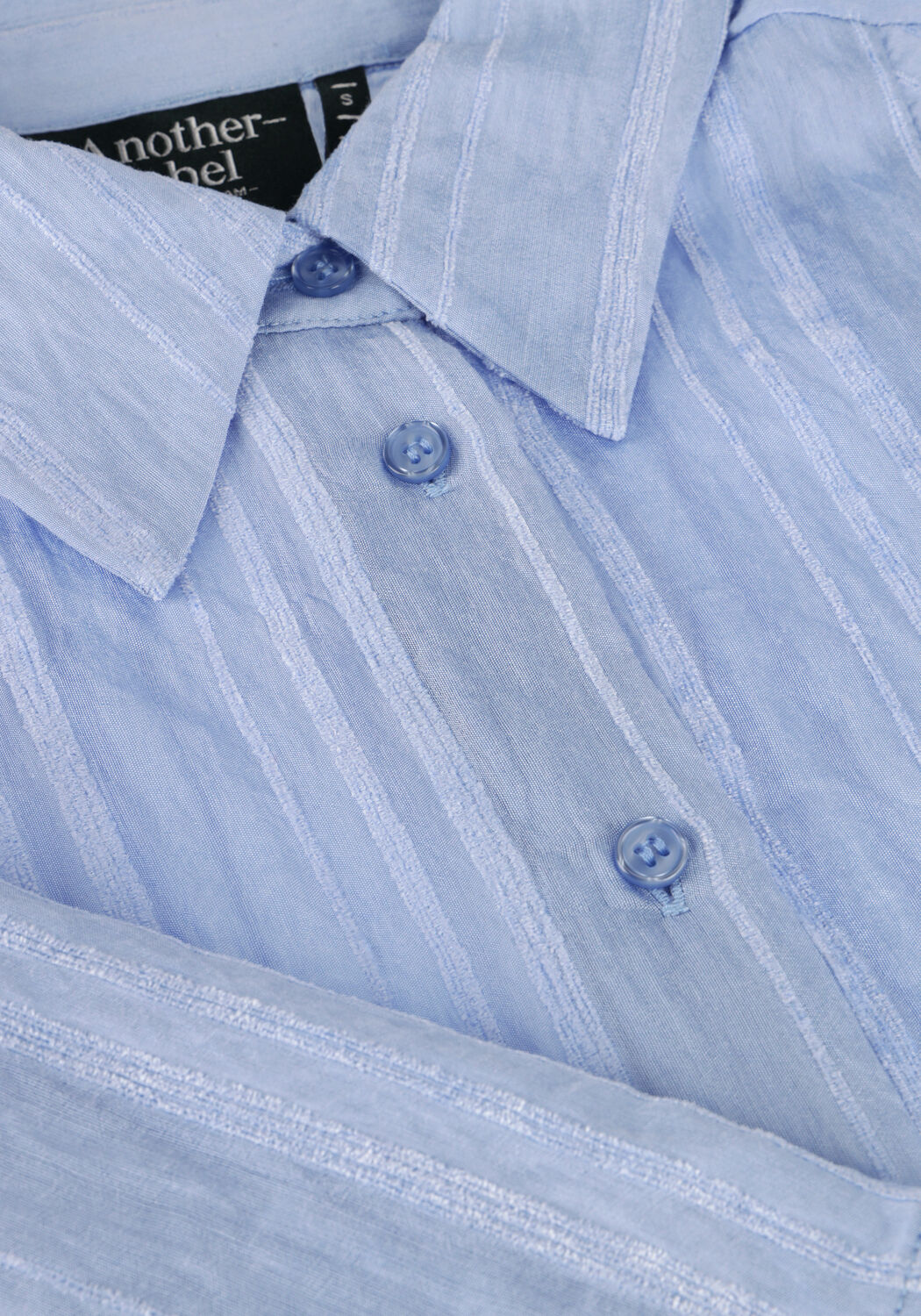 Blaue ANOTHER LABEL Blusen LOT SHIRT S/L - large