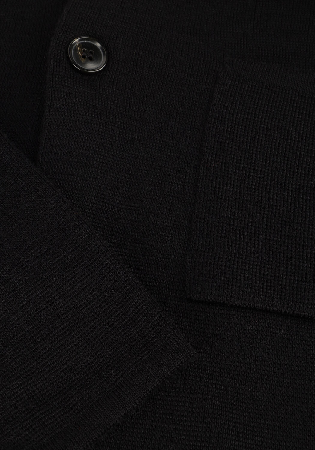 Schwarze FOR&Eacute;T Strickjacke CRAFT CARDIGAN - large