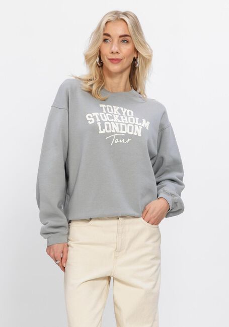 Graue PENN & INK Sweatshirt SWEATER PRINT - large