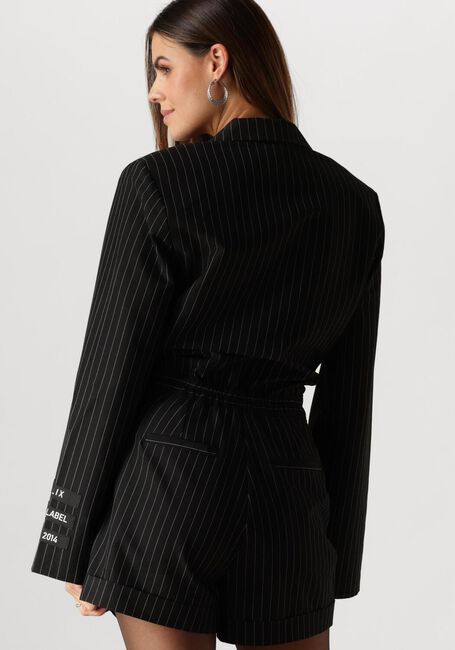 Schwarze ALIX THE LABEL Playsuits LADIES WOVEN PINSTRIPE JUMPSUIT - large
