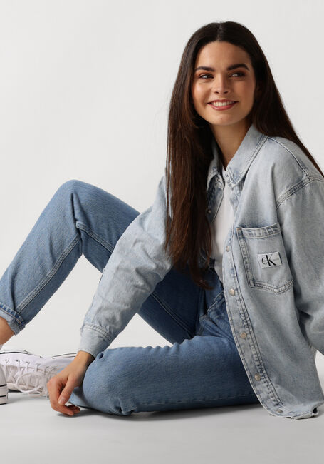 Blaue CALVIN KLEIN Tops & T-shirts DAD DENIM SHIRT - large