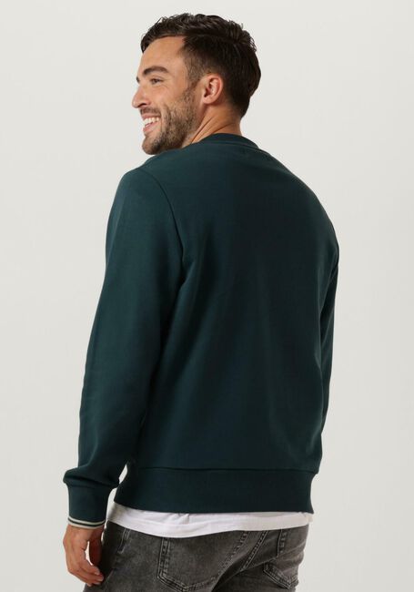 Blaue FRED PERRY Pullover CREW NECK SWEATSHIRT - large