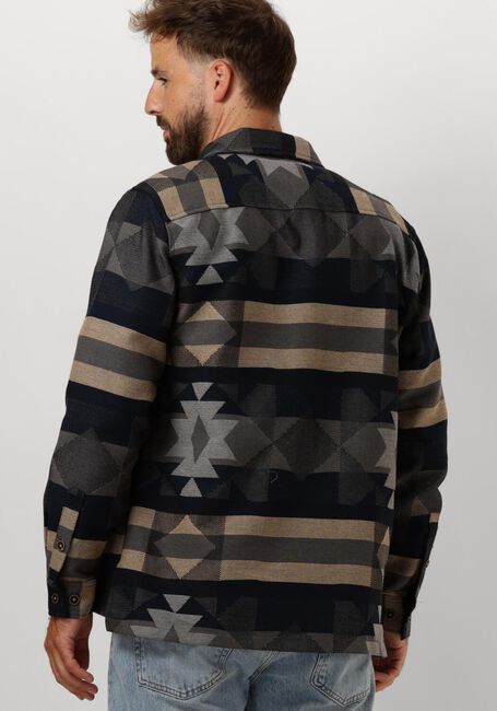 Blaue ANERKJENDT Overshirt AKOSCAR BIG SIZE INKA - large