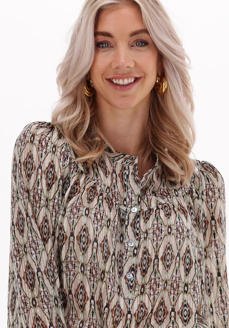 Beige SUMMUM Blusen TOP IKAT PRINT - large