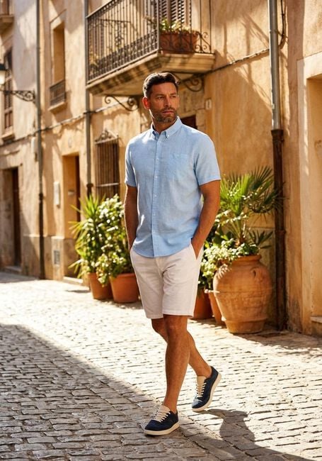 Hellblau MATINIQUE Casual-Oberhemd MATROSTOL BD SS - large