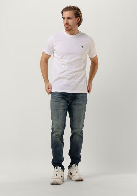 Weiße PS PAUL SMITH T-shirt MENS SLIM FIT SS TSHIRT ZEBRA - large