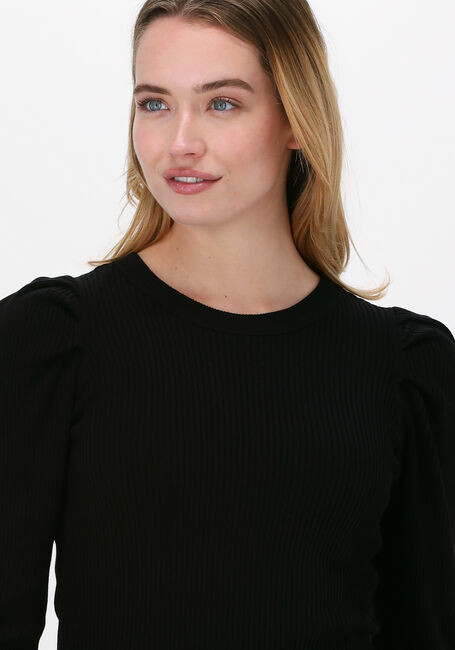 Schwarze SELECTED FEMME Top SLFMISLA LS KNIT O-NECK M - large